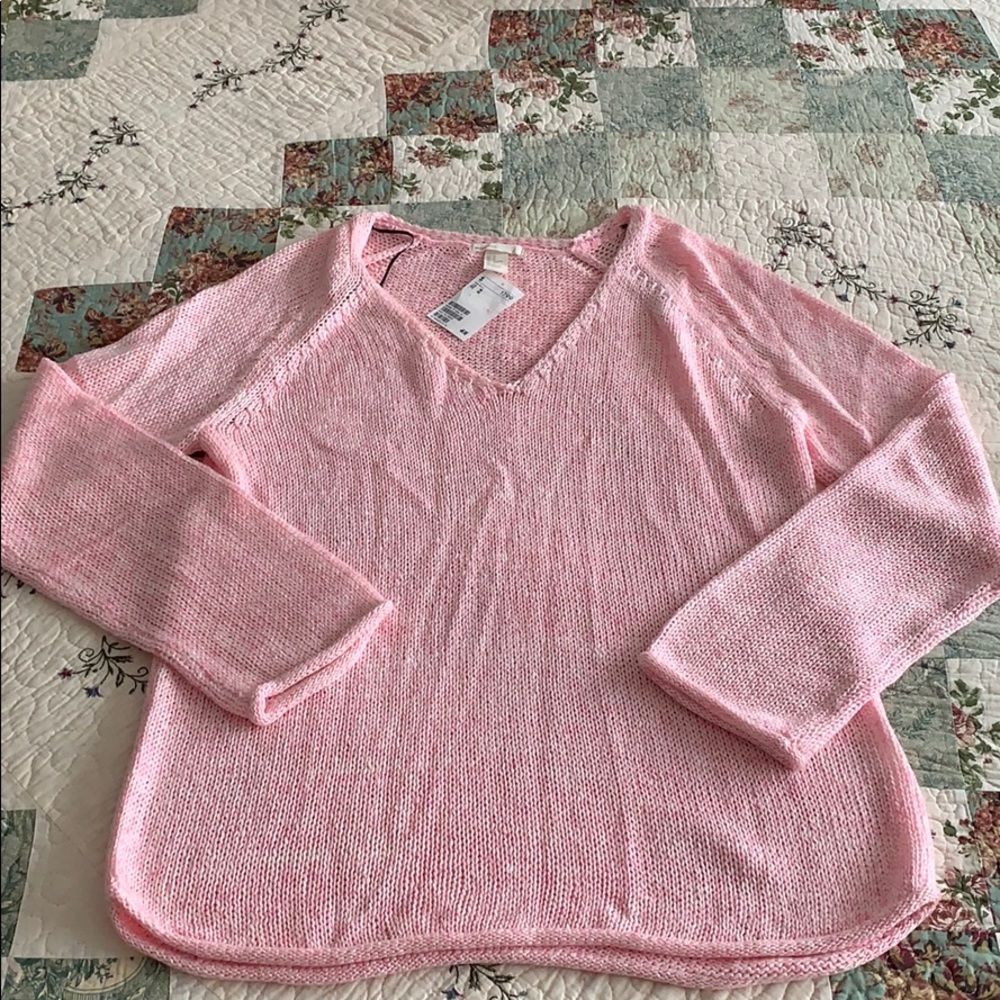 NWT Soft Pink H&M Basic Sweater